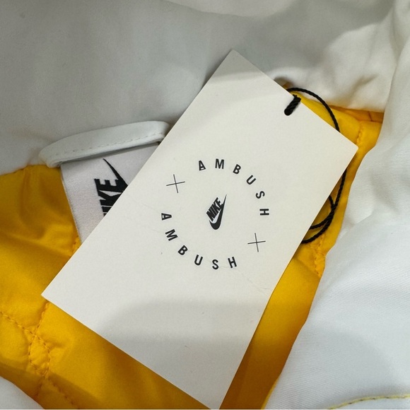 Nike x‎ AMBUSH NBA Collection Women’s Lakers Jacket Nylon White Purple Size Med - Picture 10 of 13